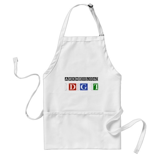 Archaeology I Dig It Standard Apron (Front)