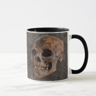 Archaeology II - Skull on Stone-effect Background Mug