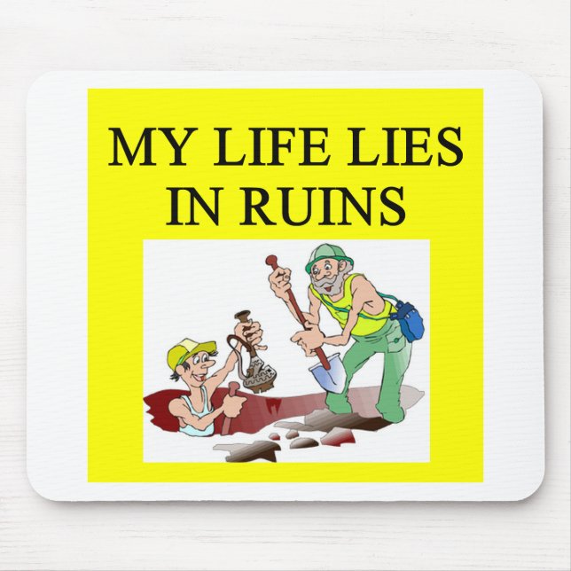 ARCHaeology joke Mouse Pad (Front)