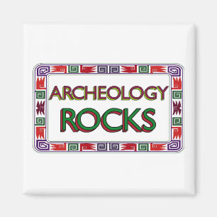 Archaeology Rocks Magnet