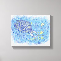 Archange Michael Peinture Toile Enveloppée Art