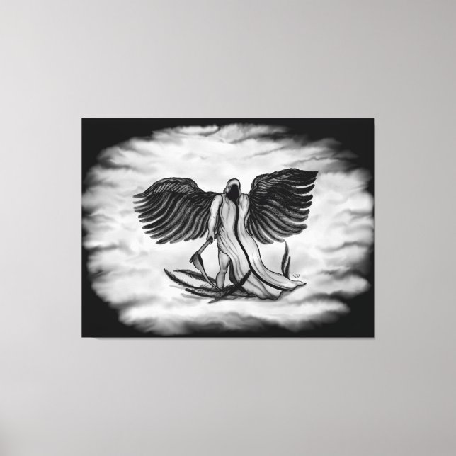 Archangel , Angel Uriel Canvas Print (Front)