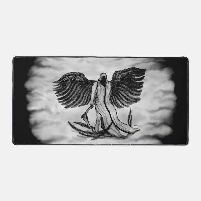 Archangel , Angel Uriel Desk Mat (Front)