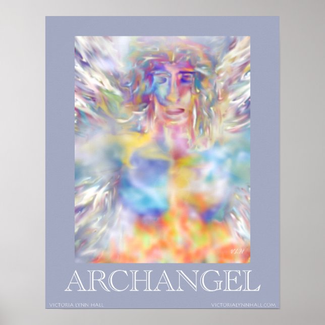 Archangel Digital Art Fantasy Print (Front)