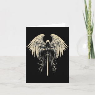 Archangel Gabriel Christian Angel Catholic Warrior Card
