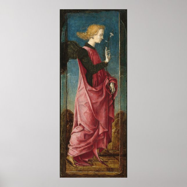 Archangel Gabriel - Cosmè Tura Fine Art Poster (Front)