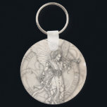 Archangel Gabriel Keychain<br><div class="desc">Gabriel; The Wrath of God.  Messenger,  teacher,  protector and punisher.</div>