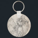 Archangel Gabriel Keychain<br><div class="desc">Gabriel; The Wrath of God.  Messenger,  teacher,  protector and punisher.</div>