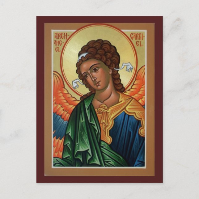 Archangel Gabriel Prayer Card (Front)