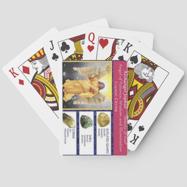 Archangel Jophiel Playing Cards (Back)