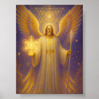 Archangel Metatron – Guardian of Sacred Wisdom Poster