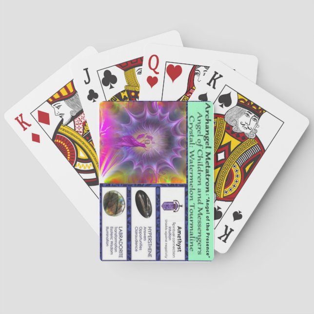 Archangel Metatron Playing Cards (Back)