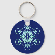 Archangel Metatron Sacred Geometry Keychain