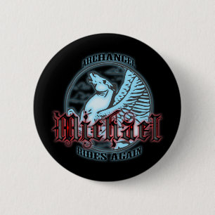 Archangel Michael 2 Inch Round Button