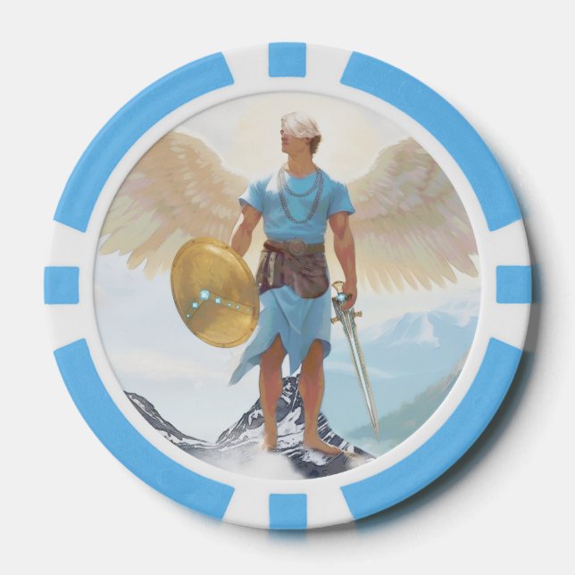 Archangel Michael “Be Near” Protection Token (Front)
