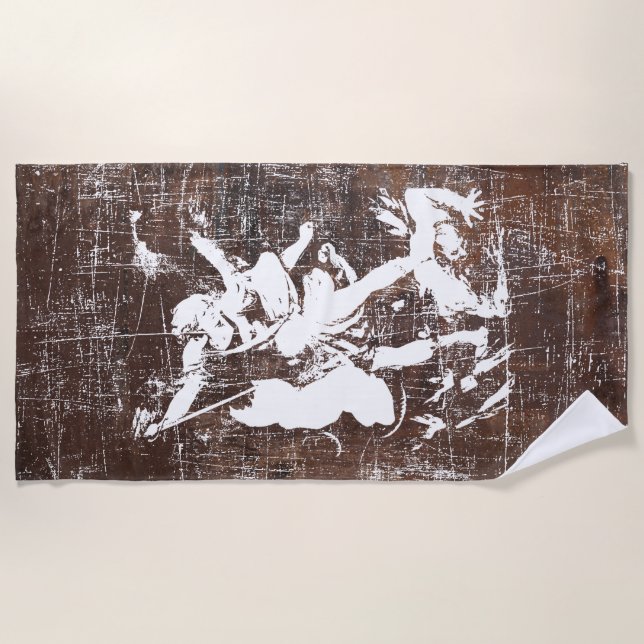 Archangel Michael  Beach Towel (Front)