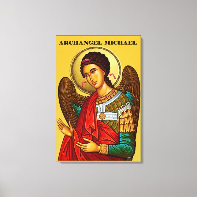 Archangel Michael Canvas Print (Front)