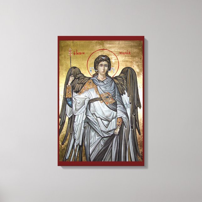 Archangel Michael Canvas Print (Front)