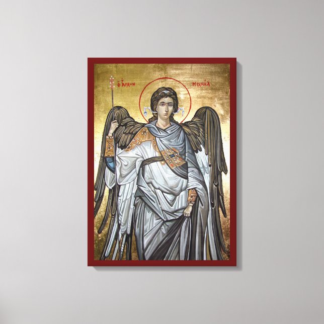 Archangel Michael Canvas Print (Front)