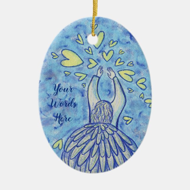 Archangel Michael Custom Holiday Gift Ornaments (Front)