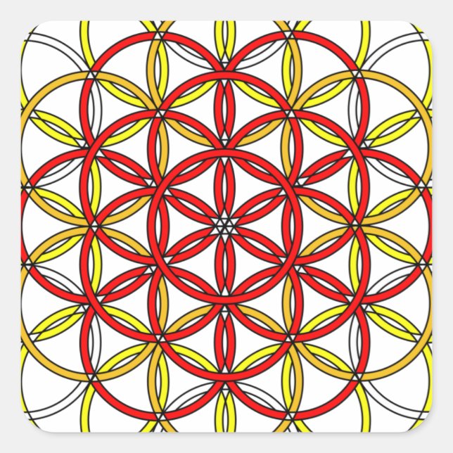 Archangel Michael Delight Square Sticker (Front)