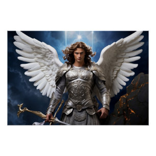 *~* Archangel Michael Energy AP47 Catholic Poster