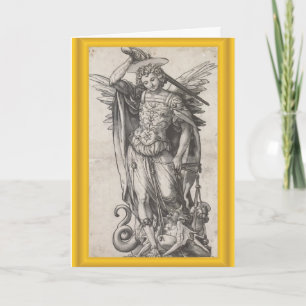 Archangel Michael greeting card