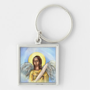 Archangel Michael Icon Keychain