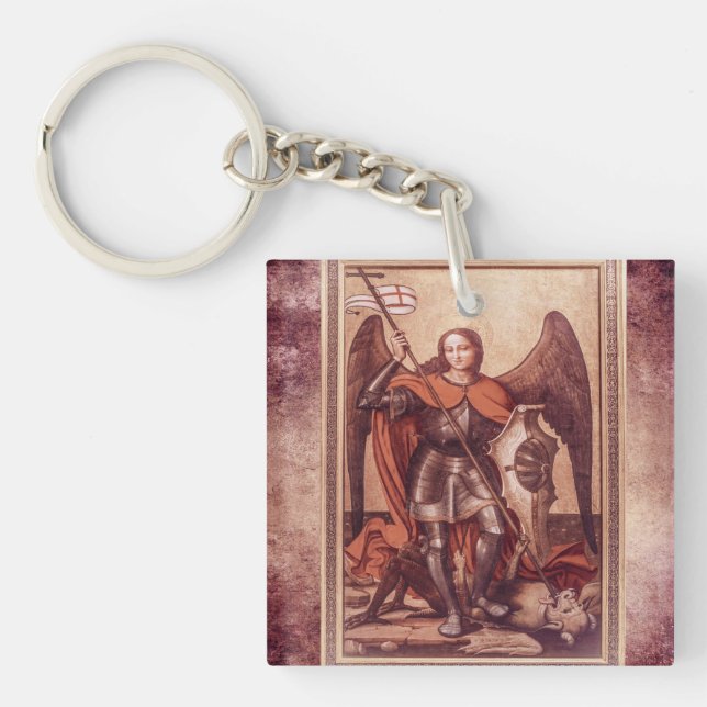 Archangel Michael Keychain (Front)