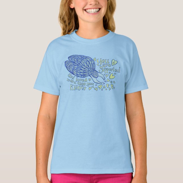 Archangel Michael Love & Support Custom T-Shirt (Front)