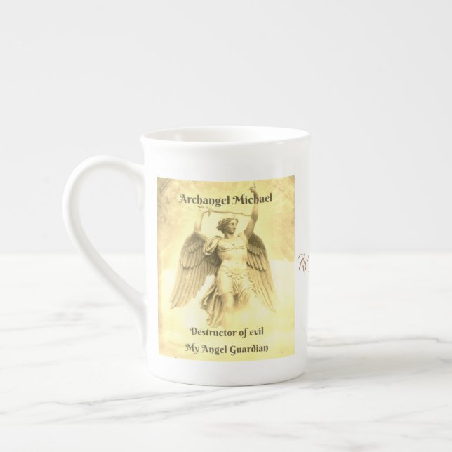 Archangel Michael, My Angel Guardian, mug pour enf (Gauche)