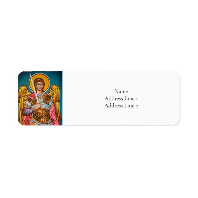 Archangel Michael Orthodox Christian Icon (Front)