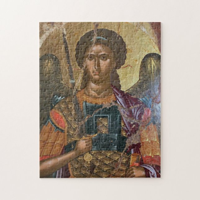Archangel Michael Orthodox Christian Icon Jigsaw Puzzle (Vertical)