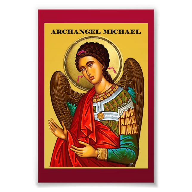 Archangel Michael Photo Print (Front)