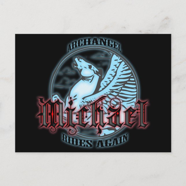 Archangel Michael Postcard (Front)