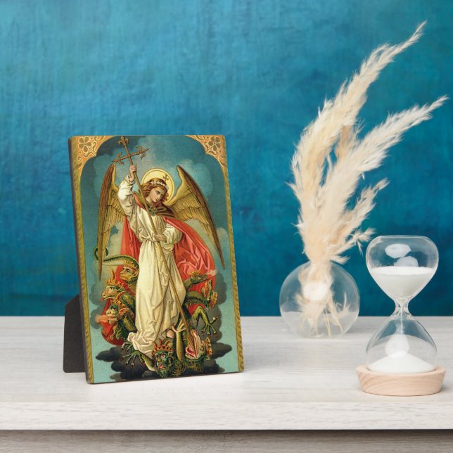 Archangel Michael Tabletop Plaque (Side)