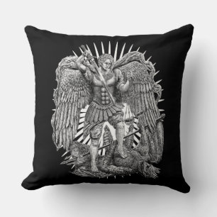 Archangel Michael Throw Pillow