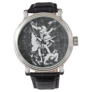 Archangel Michael Two-Tone Watch