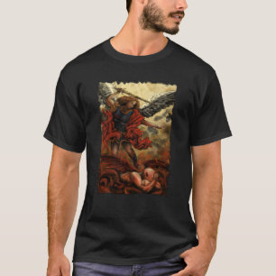Archangel Michael with Devil T-Shirt