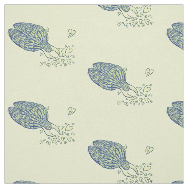 Archangel Michael's Support Art Fabric Material (Swatch)