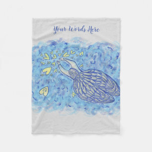 Archangel Michael's Support Custom Fleece Blankets