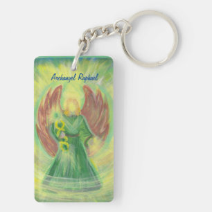 Archangel Raphael and Gabriel Keychain