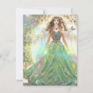 Archangel Raphael Healer Angel Goddess Healing Postcard