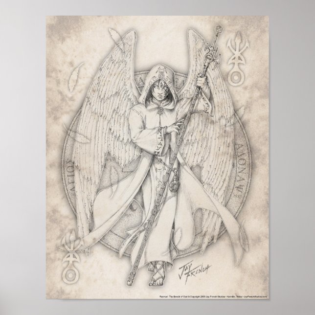 Archangel Raphael Print (Front)