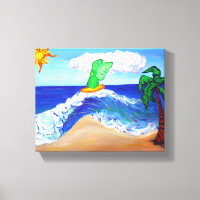 ​ Archangel Raphael Surf Toile Enveloppée Art