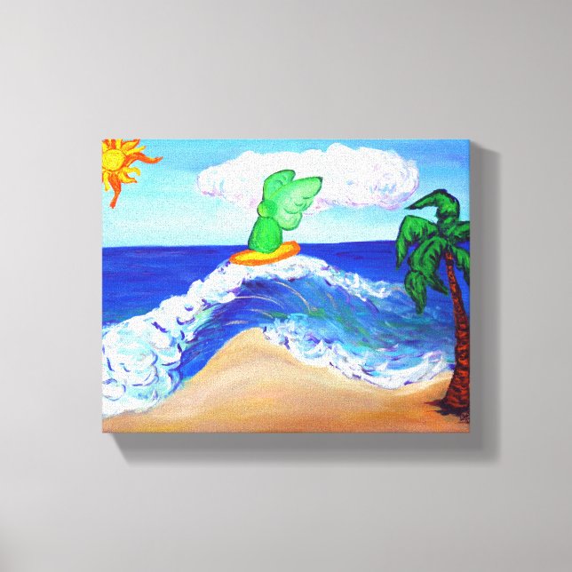 ​ Archangel Raphael Surf Toile Enveloppée Art (Recto)
