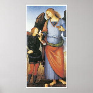 Archangel Raphael with Tobias, c. 1496-1500 Poster