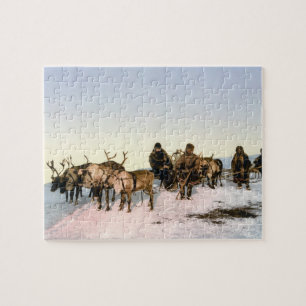 Archangel Reindeer Jigsaw Puzzle