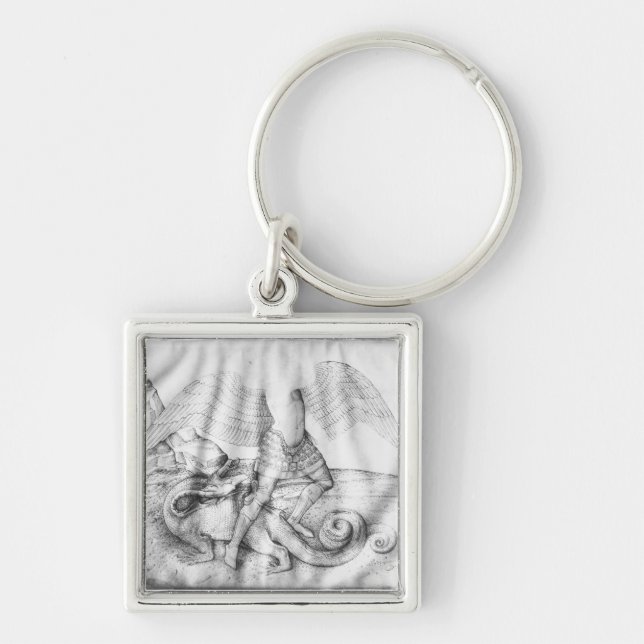 Archangel St. Michael, c.1450 Keychain (Front)