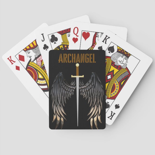 ARCHANGEL SWORD  PLAYING CARDS (Back)